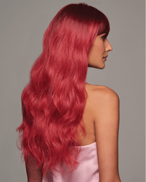 Hairuwear Hairdo That ' S My Jam Red Fantasy Wigs, Long Layered Hair, Average Cap Size