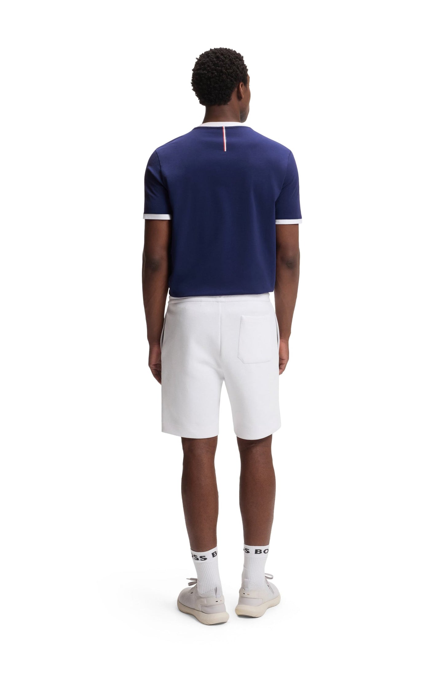 Boss Green USA Cotton Stretch Tee - Blue