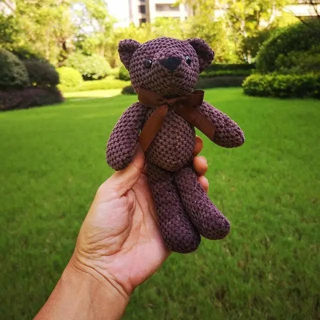 High Quality Soft 18-20CM Teddy Bear Stuffed Plush Toys Cute Dress Rabbit Pendant Dolls Gifts Birthday Wedding Party Decor