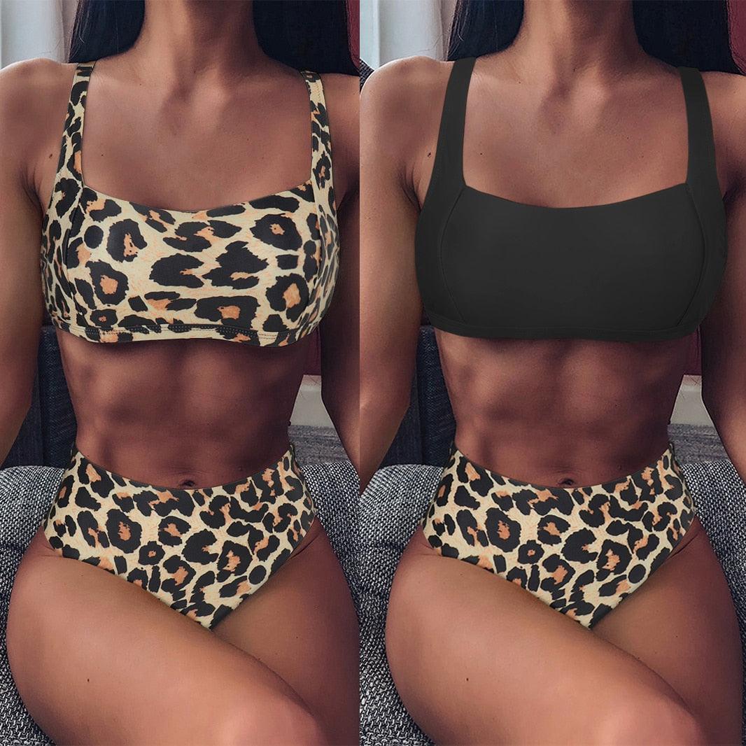 High Waist Bikini Push Up Swimsuit