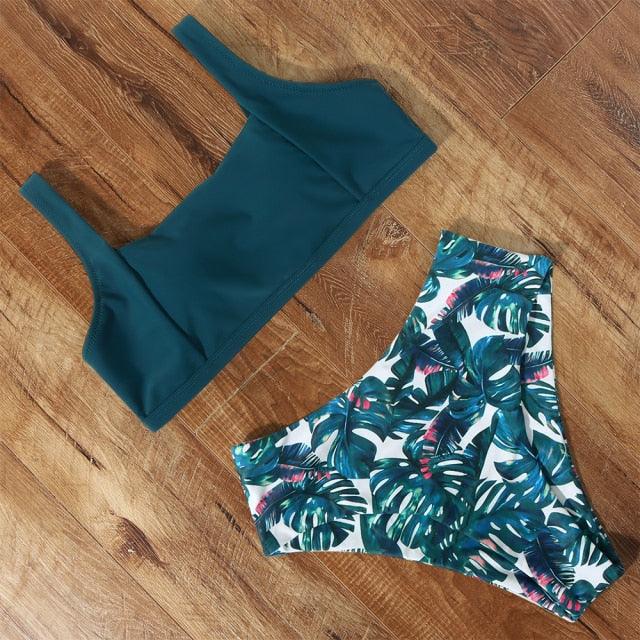 High Waist Bikini Push Up Swimsuit
