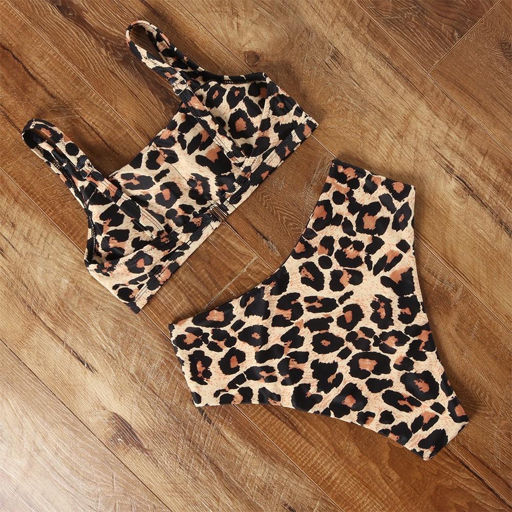 High Waist Bikini Push Up Swimsuit