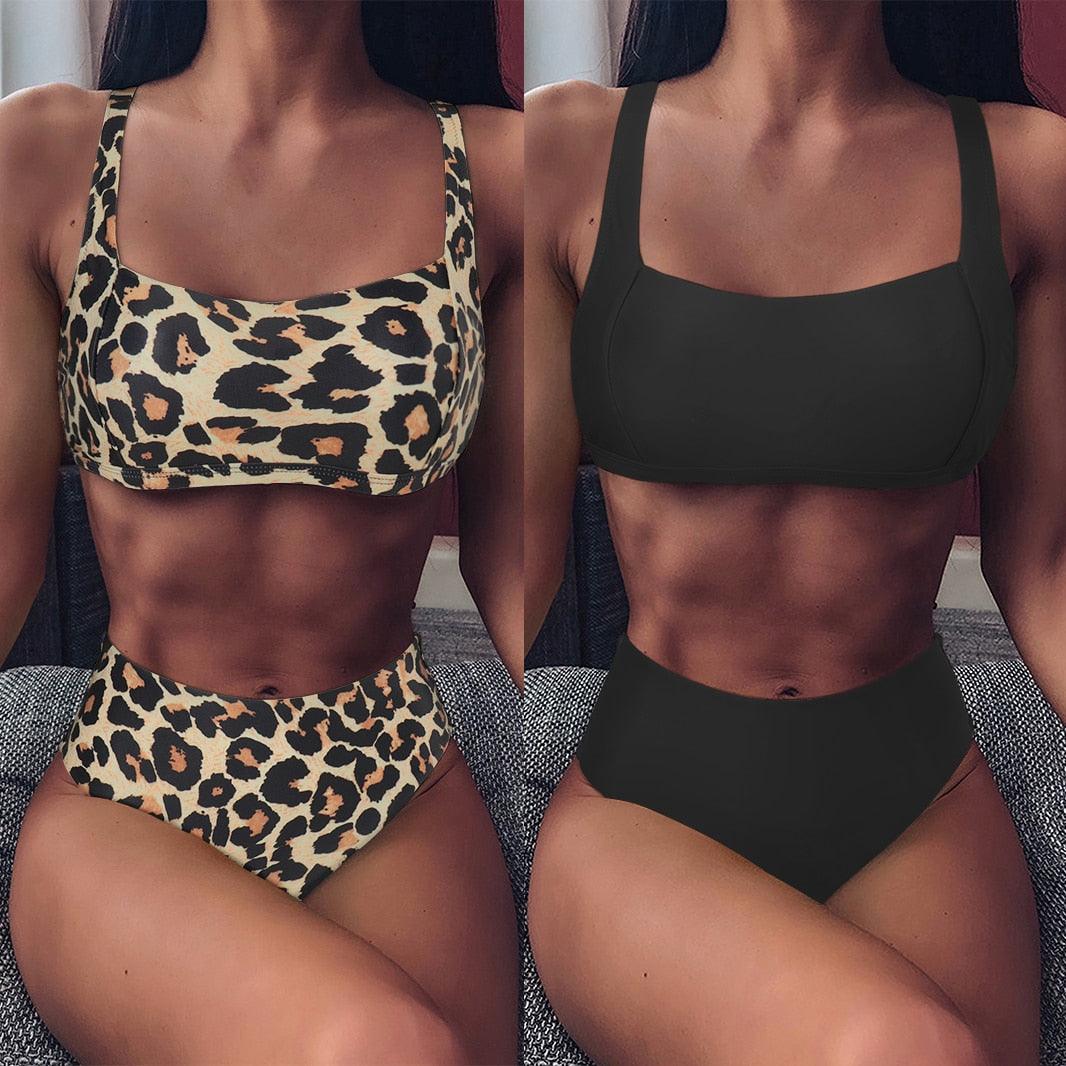 High Waist Bikini Push Up Swimsuit
