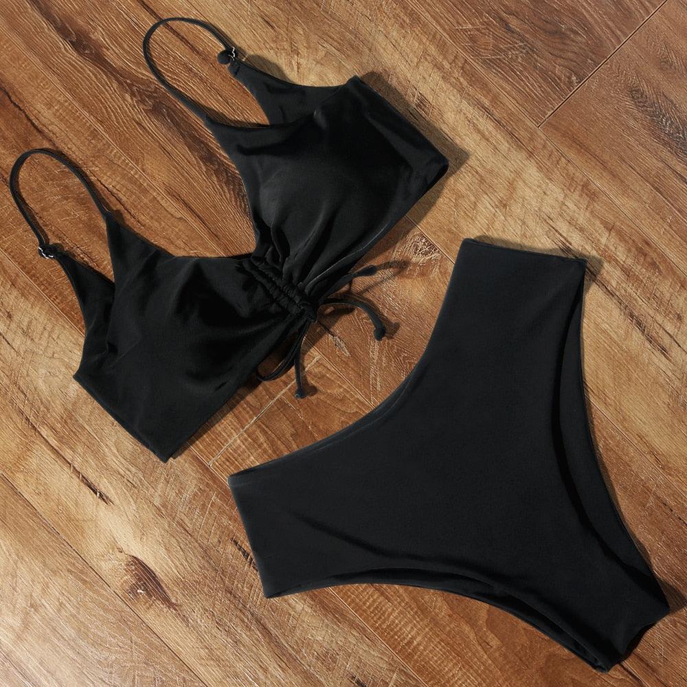 High Waist Bikini Push Up Swimsuit