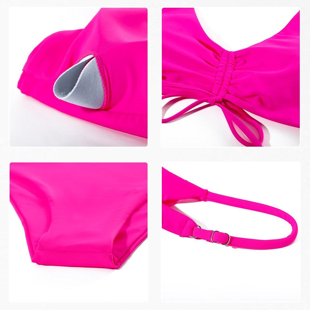 High Waist Bikini Push Up Swimsuit