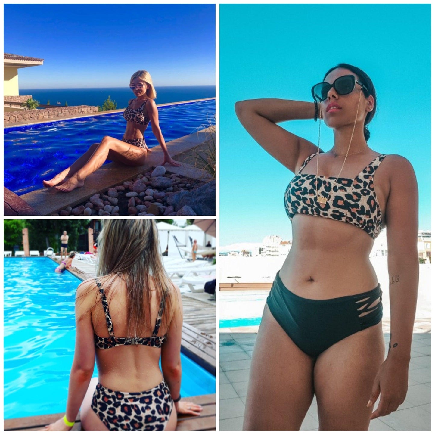 High Waist Bikini Push Up Swimsuit