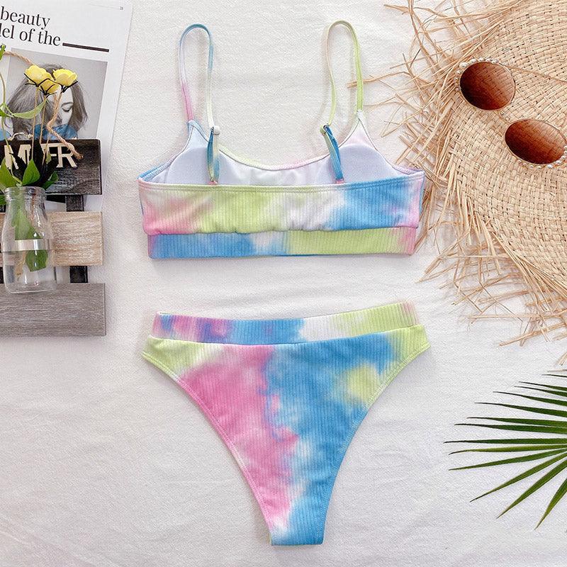 High Waist Bikini Swimsuits Women Push Up
