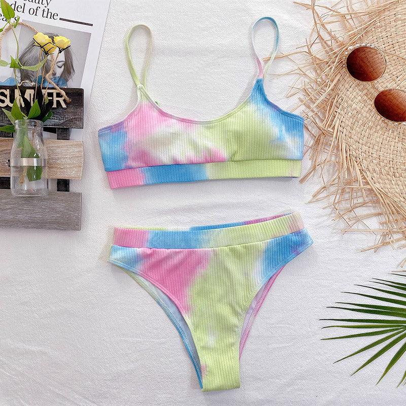 High Waist Bikini Swimsuits Women Push Up