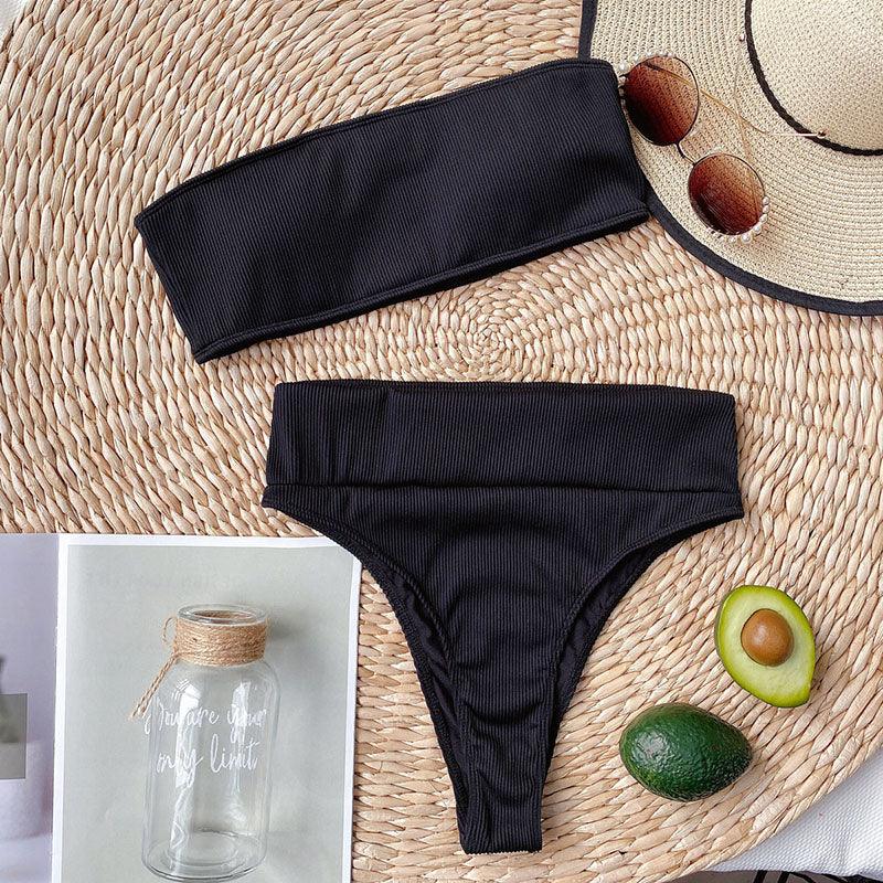 High Waist Bikinis Swimsuits Swimwear Women