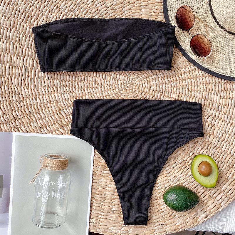 High Waist Bikinis Swimsuits Swimwear Women
