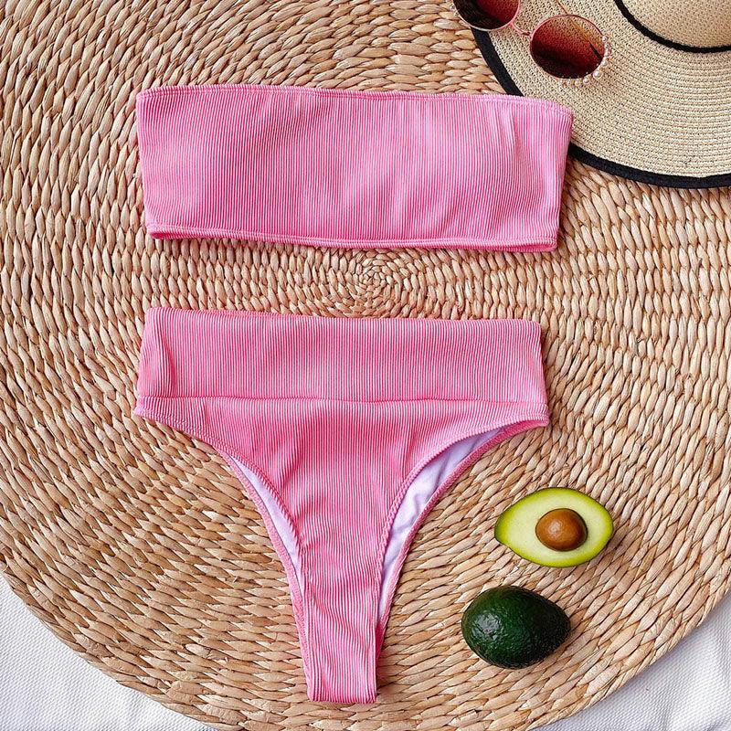 High Waist Bikinis Swimsuits Swimwear Women