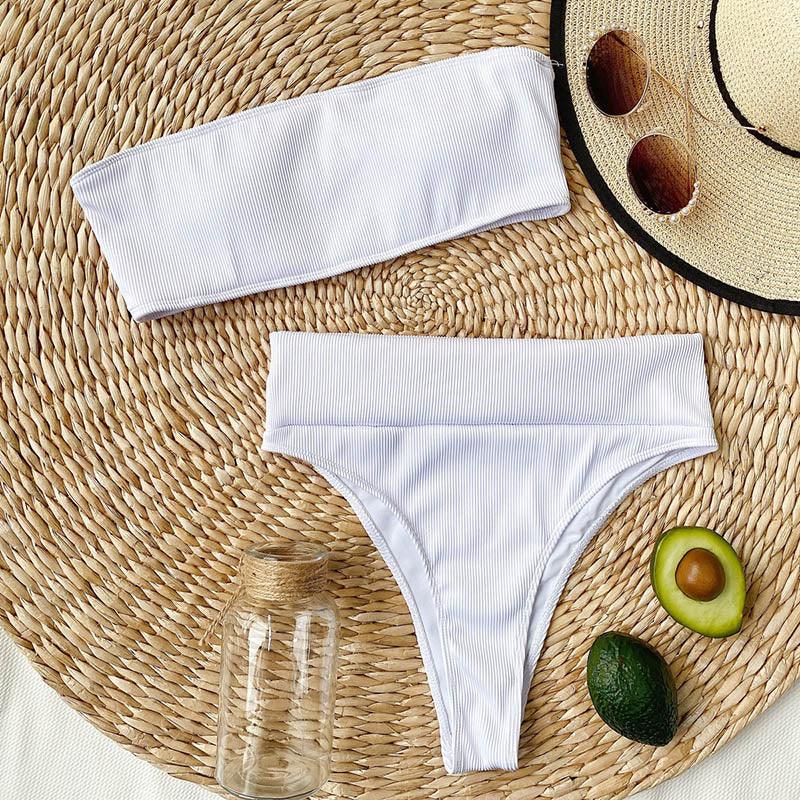High Waist Bikinis Swimsuits Swimwear Women