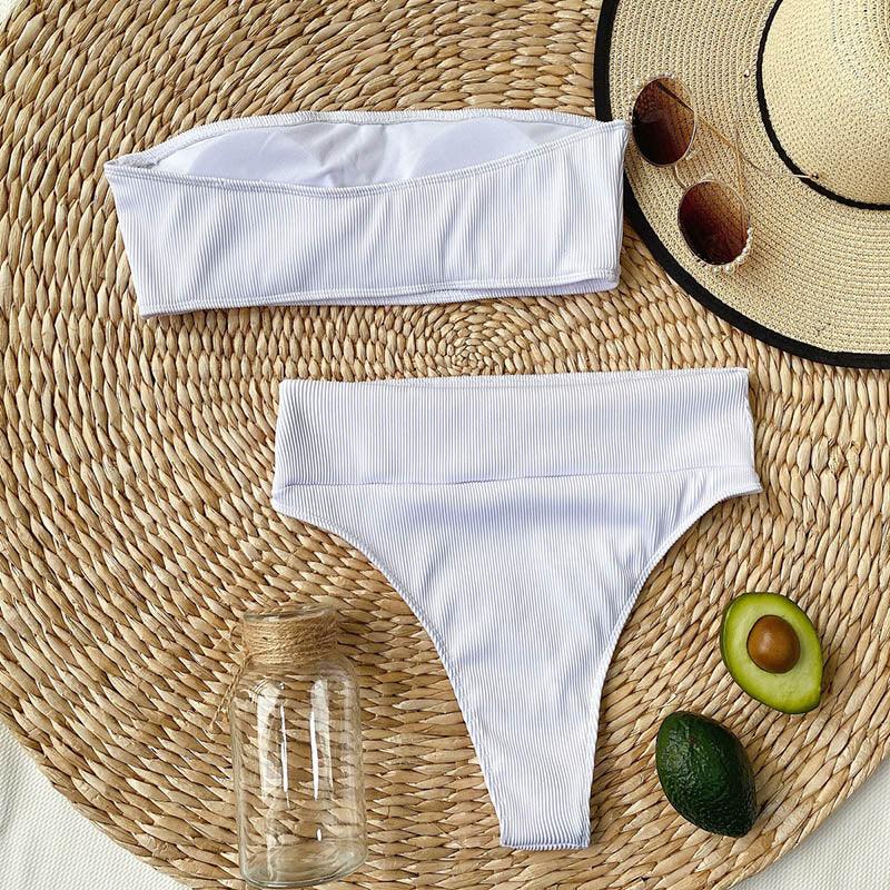 High Waist Bikinis Swimsuits Swimwear Women