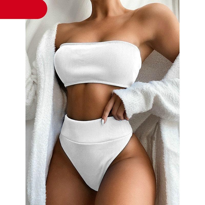 High Waist Bikinis Swimsuits Swimwear Women