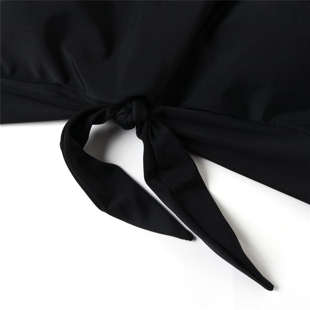 High Waist Swimsuit Bikini Push Up Swimwear