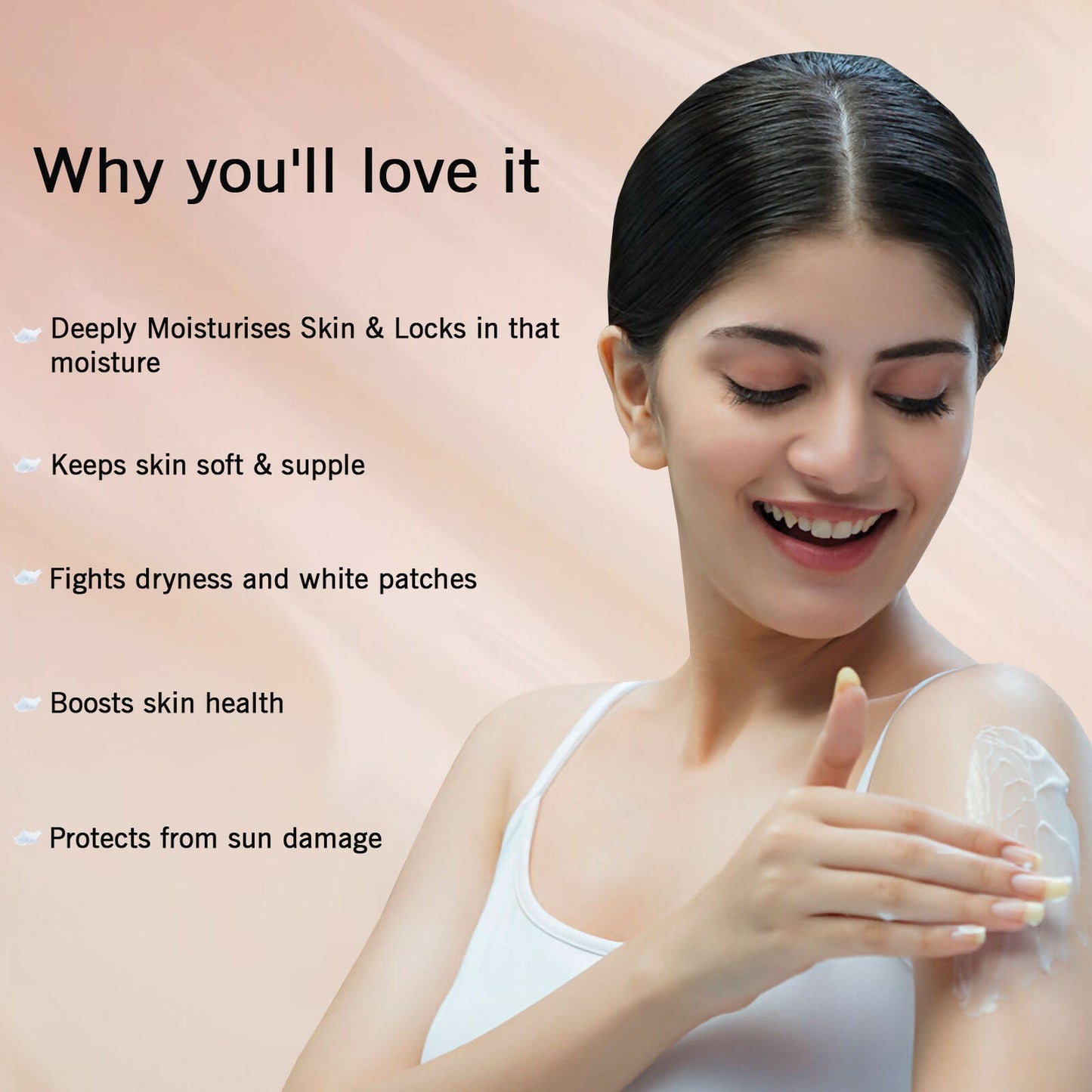 Globus Naturals Kesar Chandan Moisturizing Body Lotion For Silky Soft, Smooth, Radiant Skin, All Skin Types