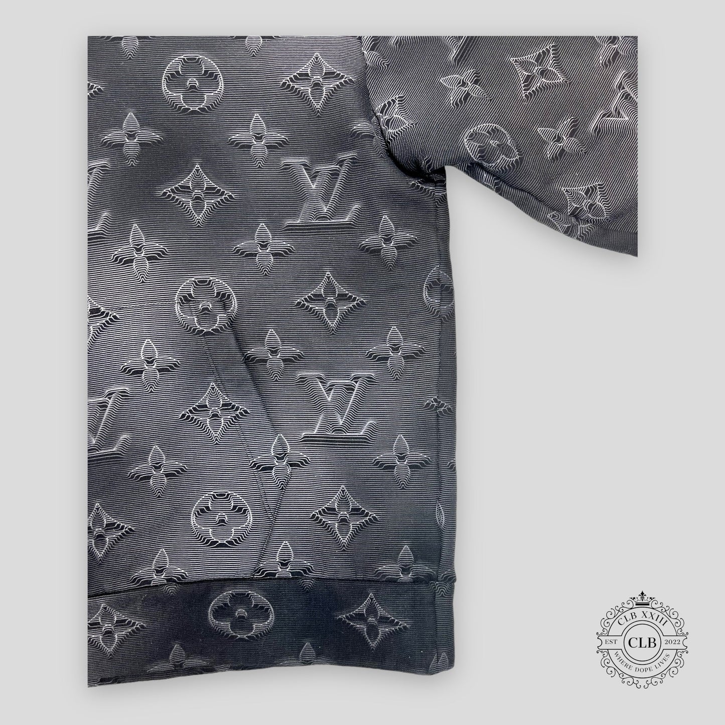 Louis Vuitton 2054 3D Monogram Hoodie in Grey
