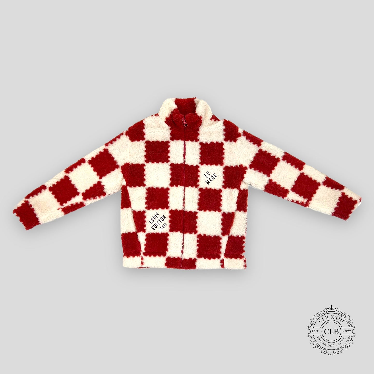 Louis Vuitton Nigo Jacquard Damier Fleece Blouson