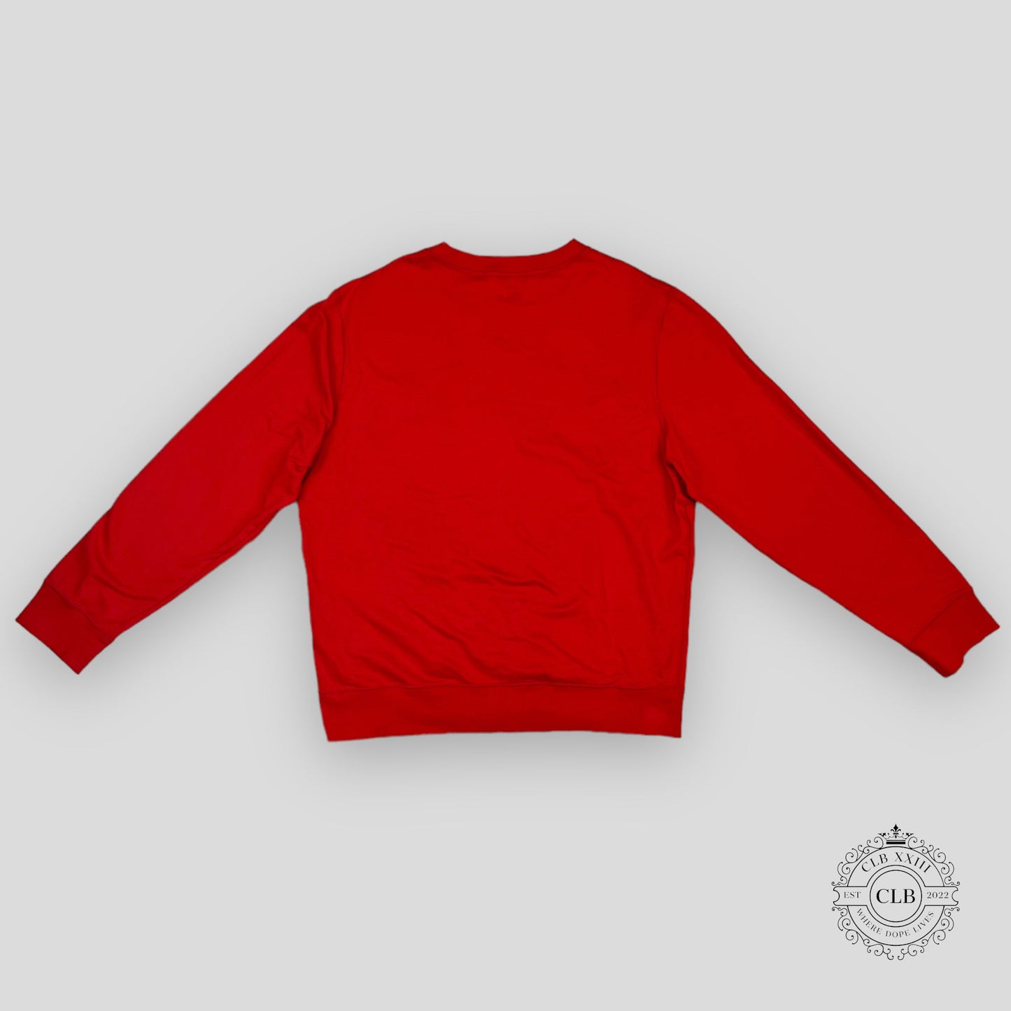 LOUIS VUITTON X SUPREME ARC LOGO SWEATSHIRT - RED