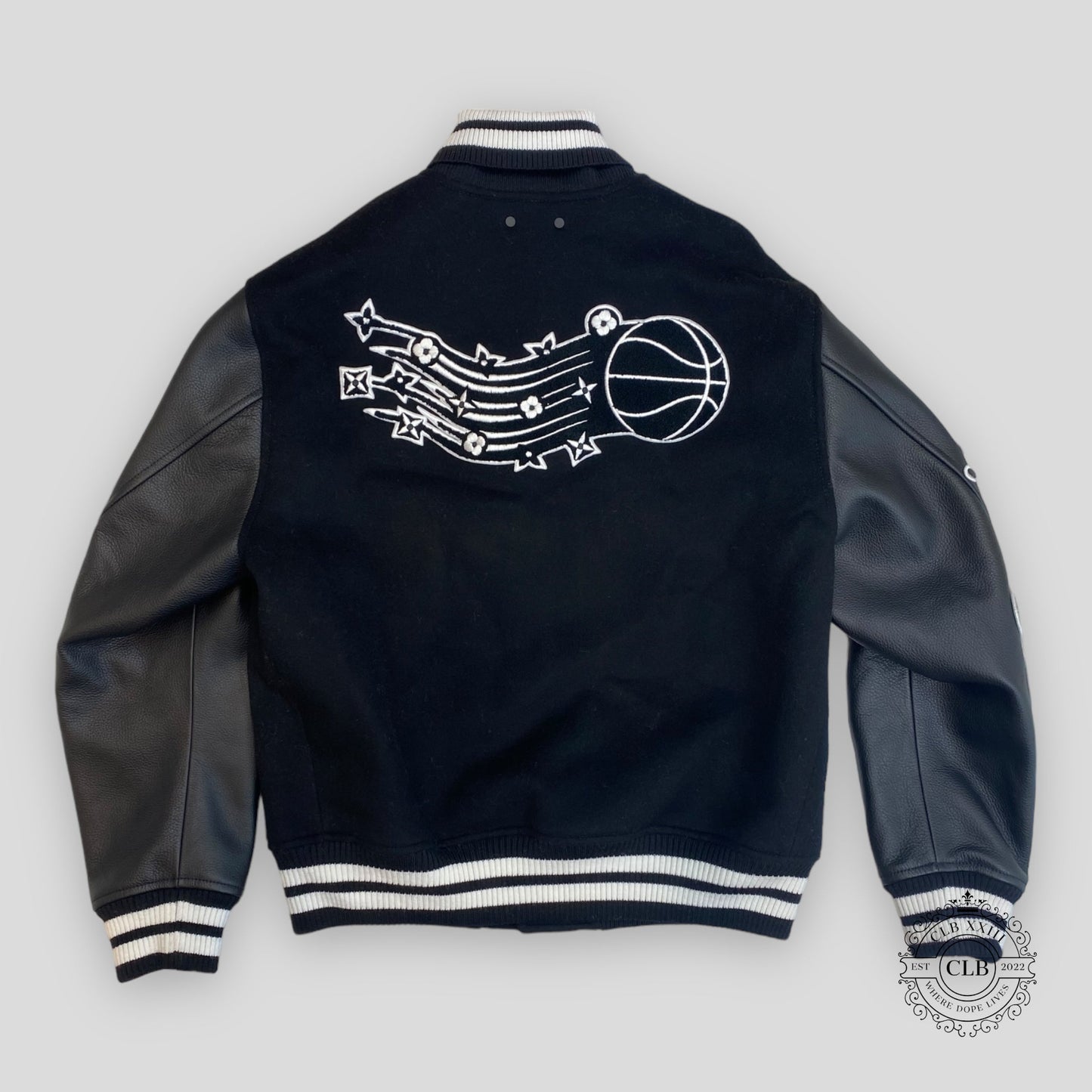 LOUIS VUITTON NBA VARSITY JACKET - BLACK