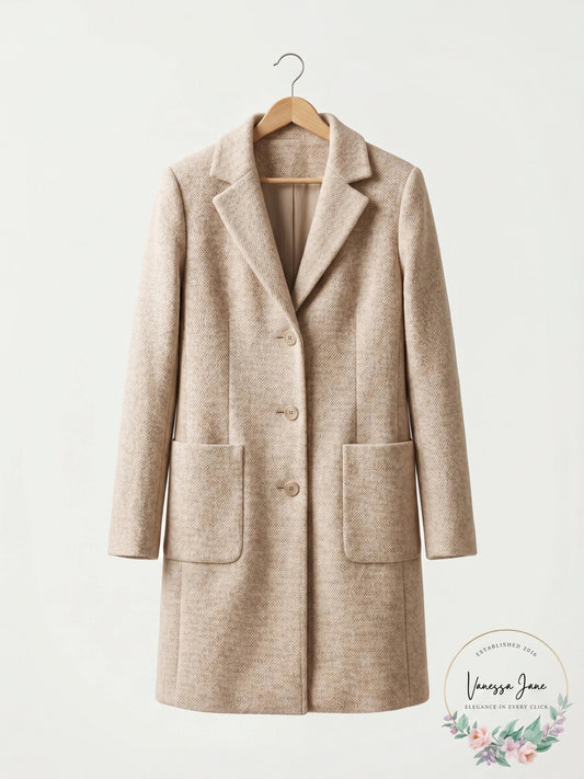 Dkny Foil-Boucle Four-Pocket Topper Jacket