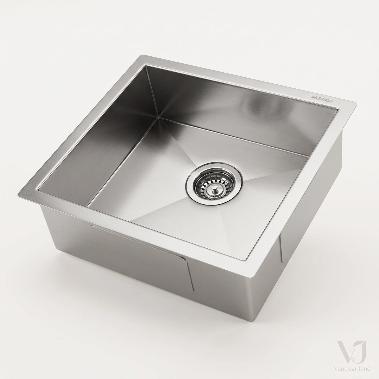 Blanco 518168 17  X 17  Quatrus R0 Bar Bowl Stainless Steel Sink
