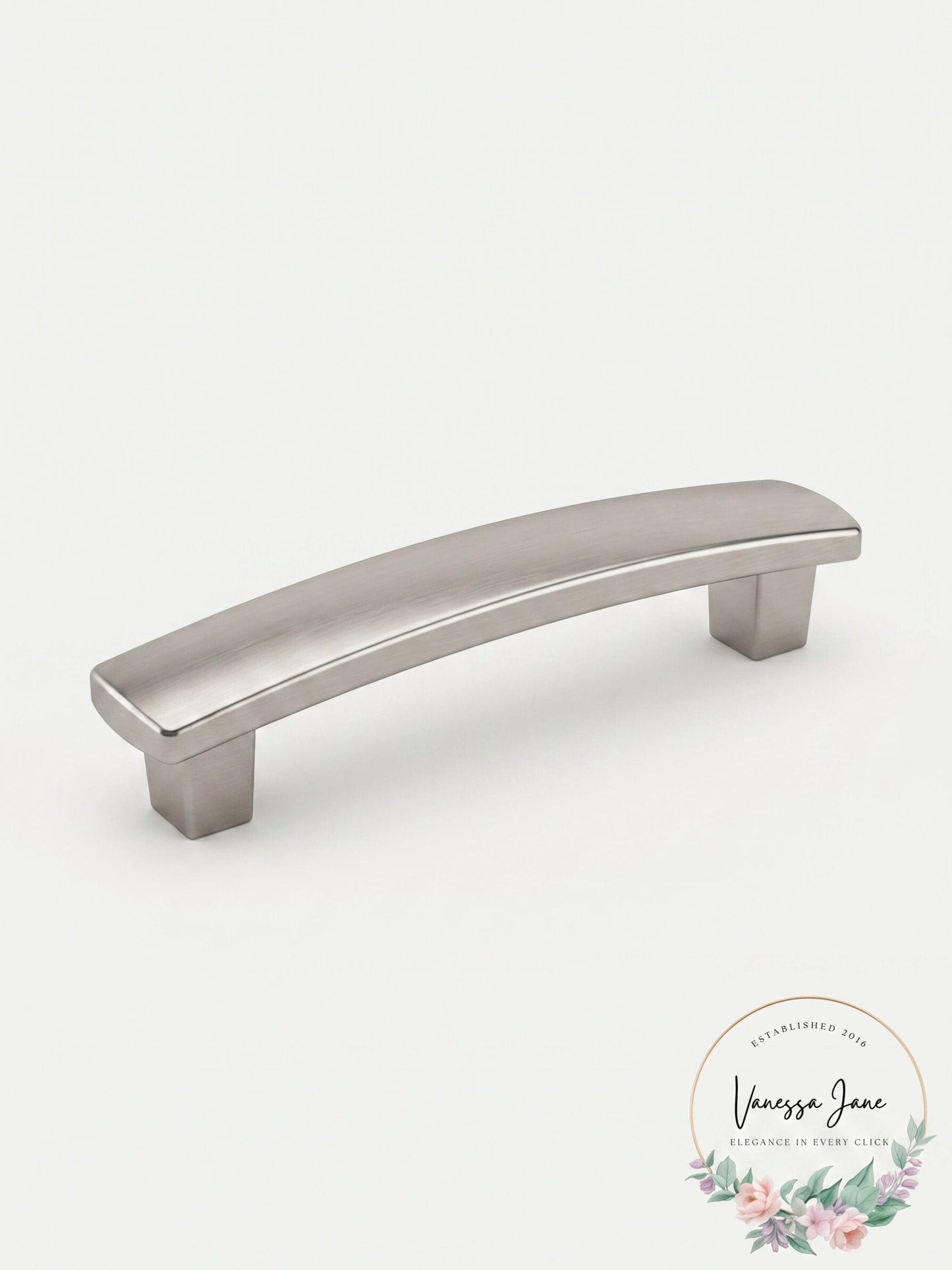 Lot of 2 Baldwin 4357150 Severin Cabinet Pull in Satin Nickel