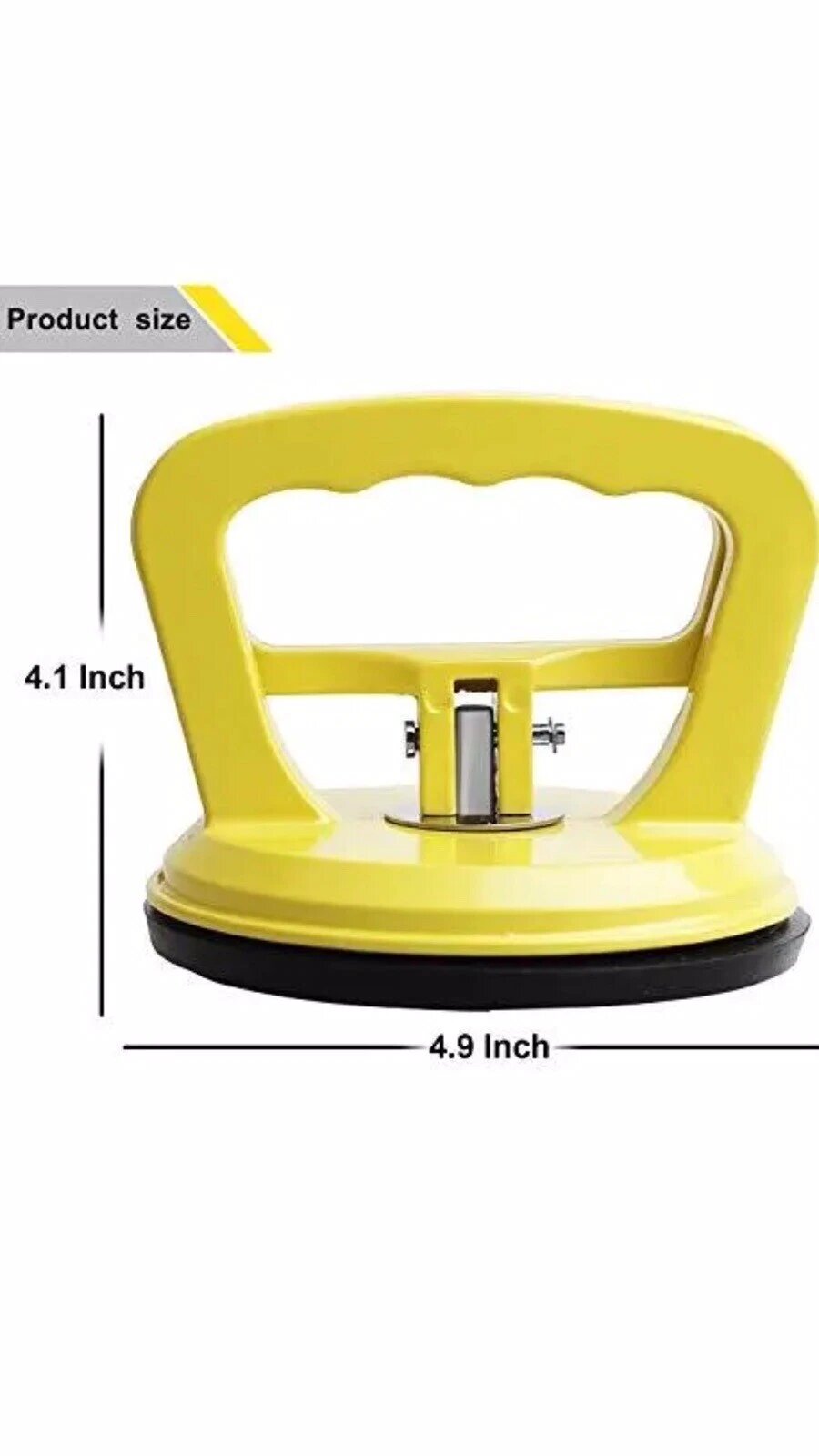 FCHO Glass Suction Cup Heavy Duty Aluminum Vacuum Plate Puller Handle Holder Hoo