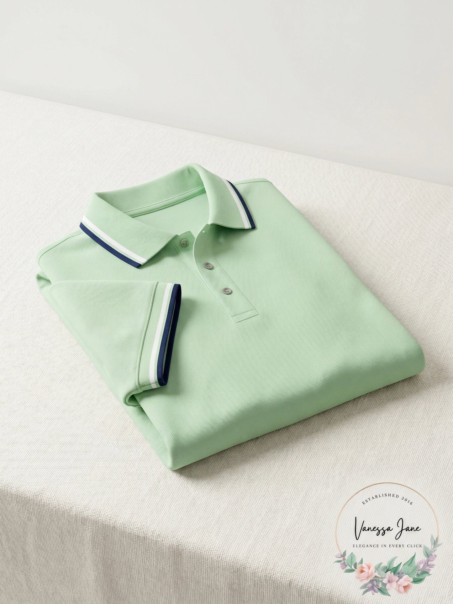 PGA Tour Mens Athletic-Fit Performance Stretch Moisture-Wicking Printed Polo