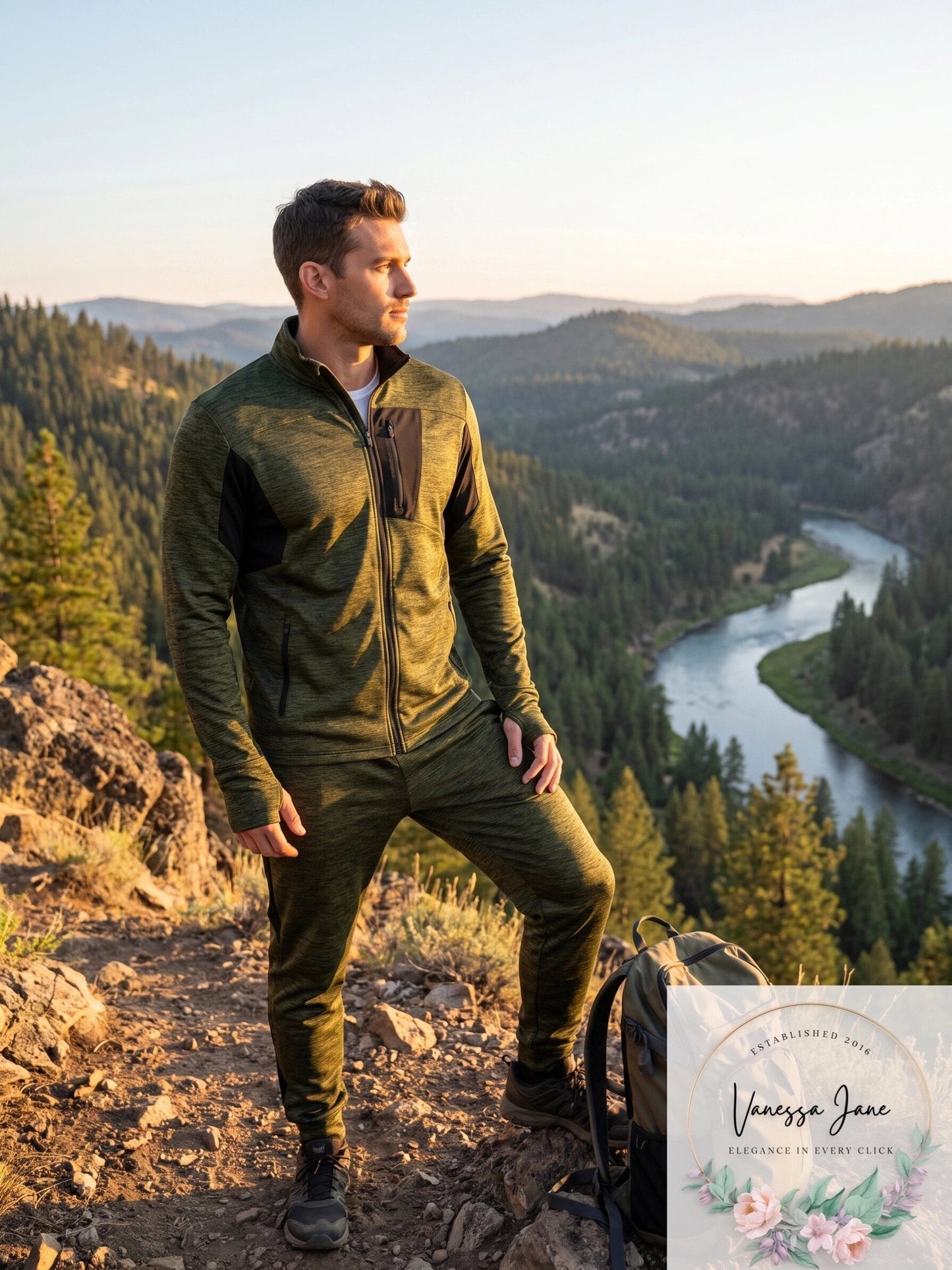 ID Ideology Mens Colorblocked Track Jacket