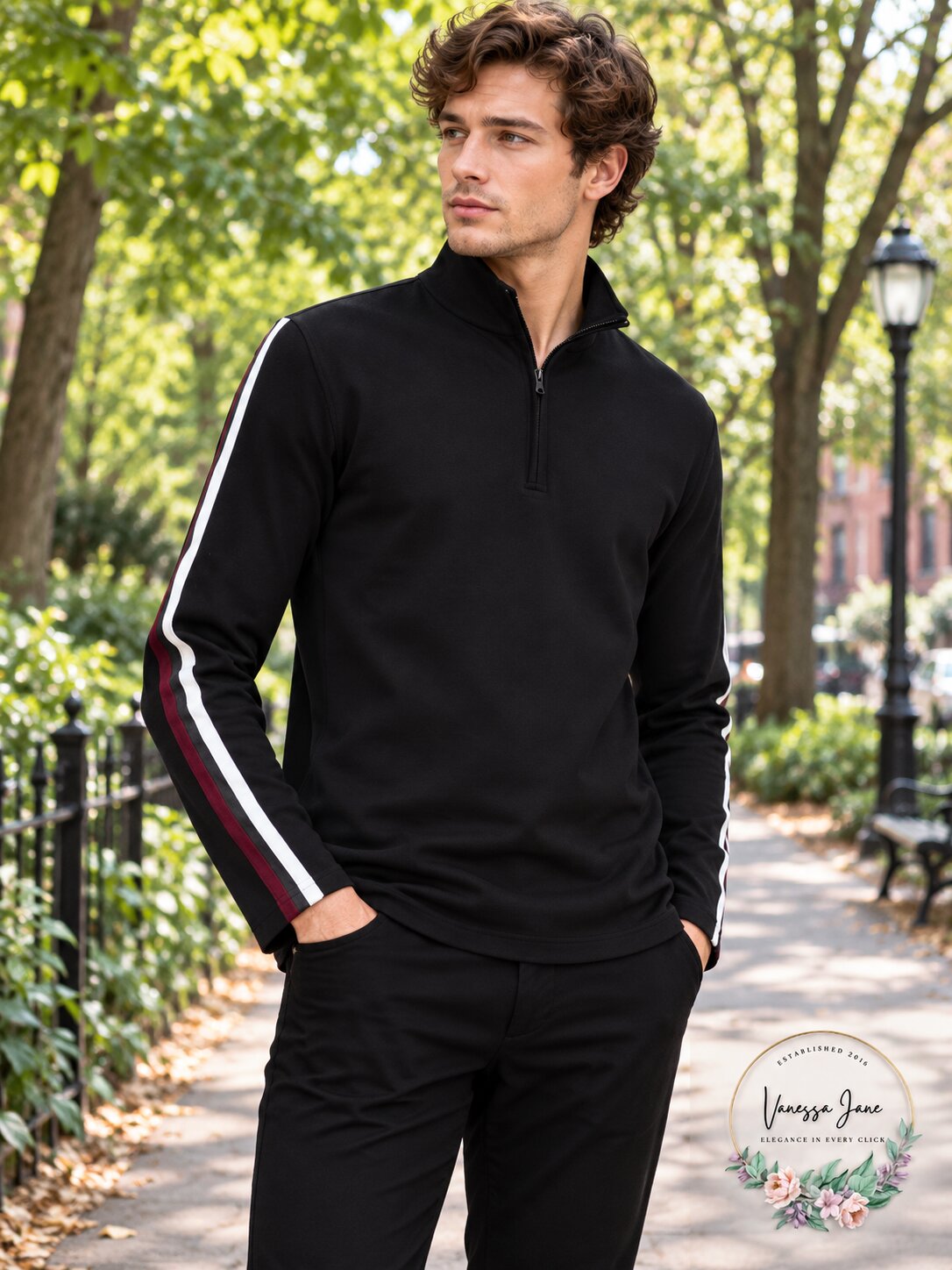 Calvin Klein Mens 1/4 Ribbed Pullover Sweater - XX-Large