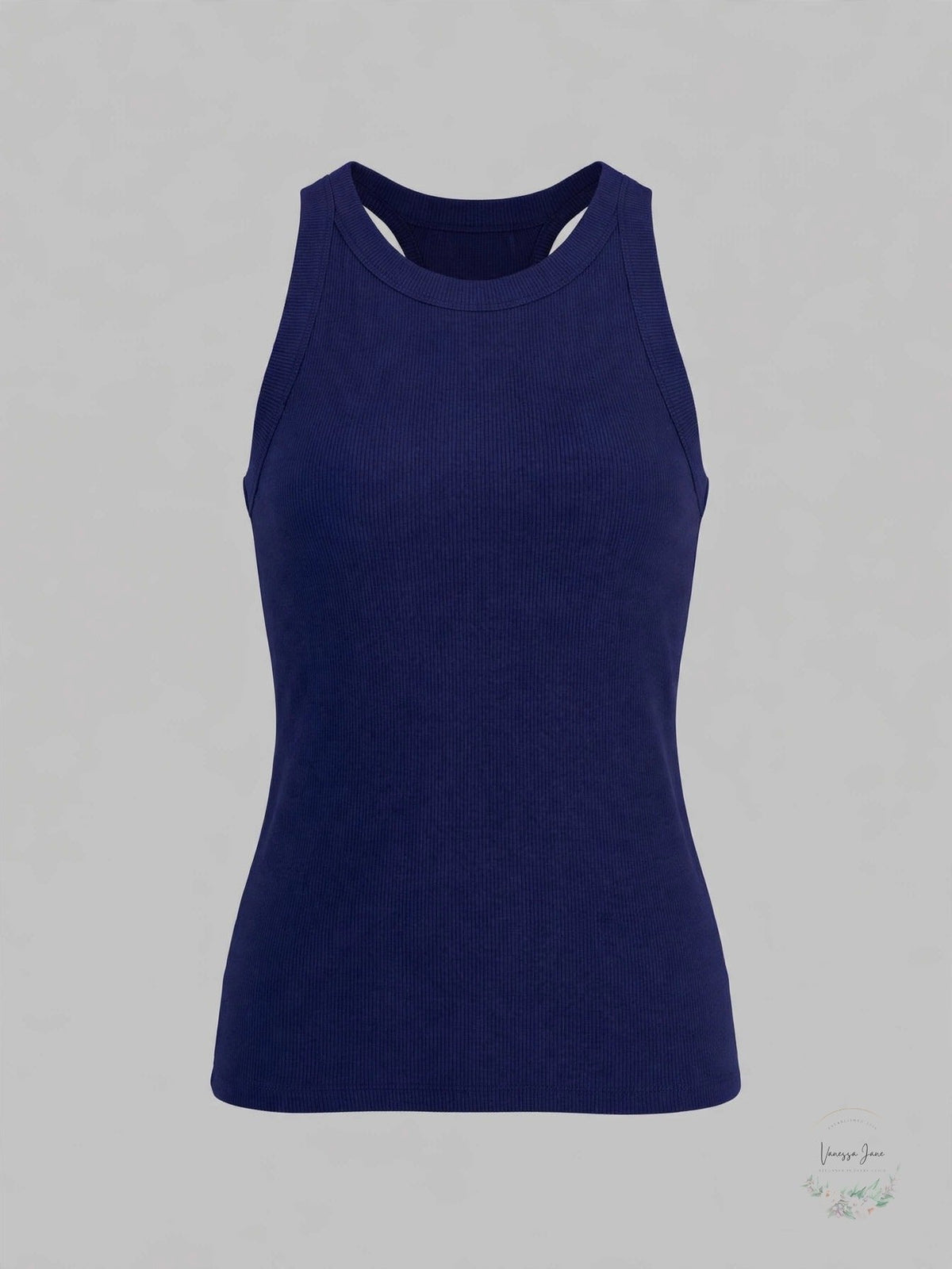 Jenni Womens High-Neck Pajama Tank Top