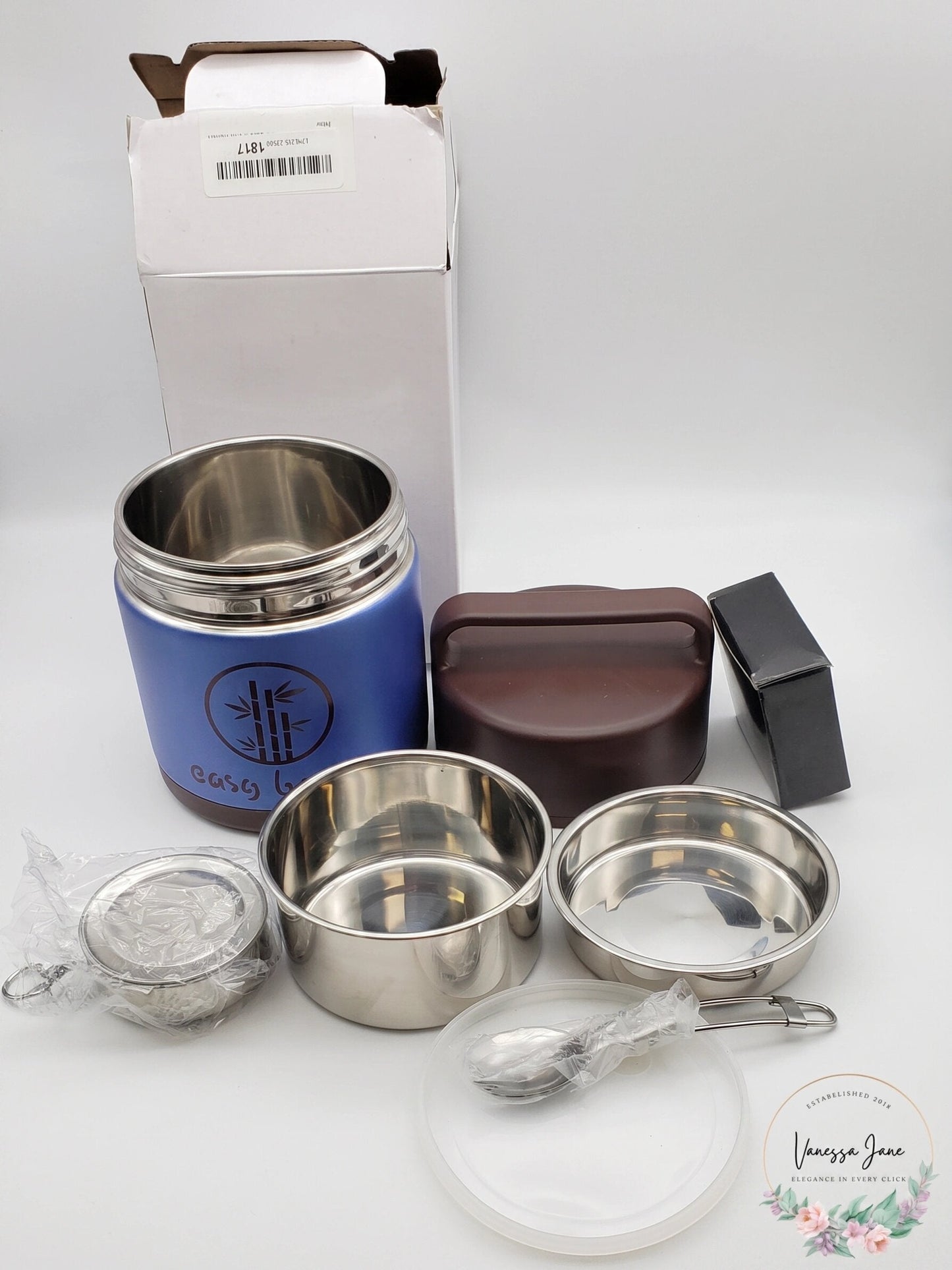Vacuum Insulated Lunch Box Food Carrier Bento Box Thermal Insulating Stainless
