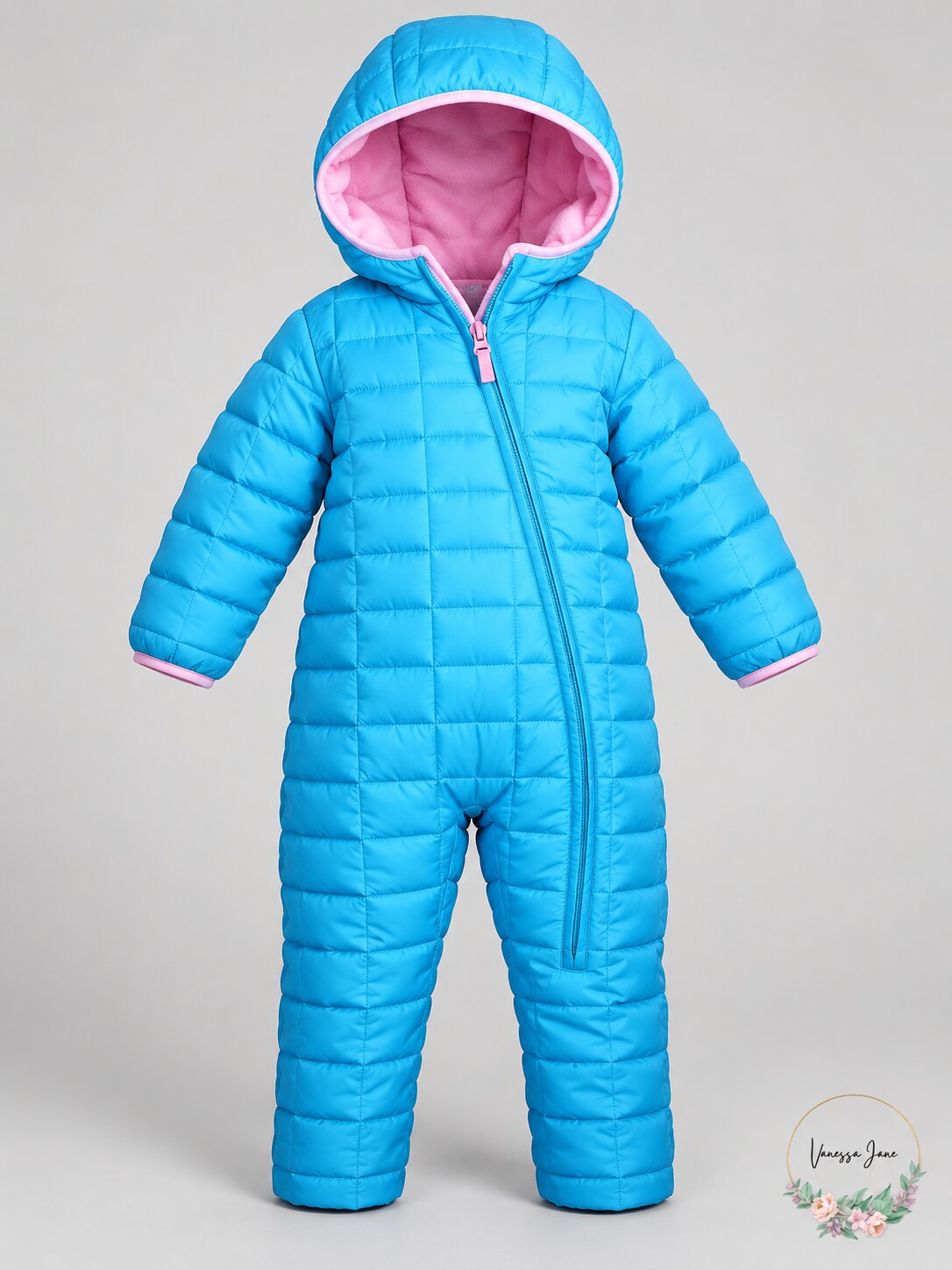 Snozu Infant Toddler Baby Childs Hooded Snowsuit, 3/6 Months