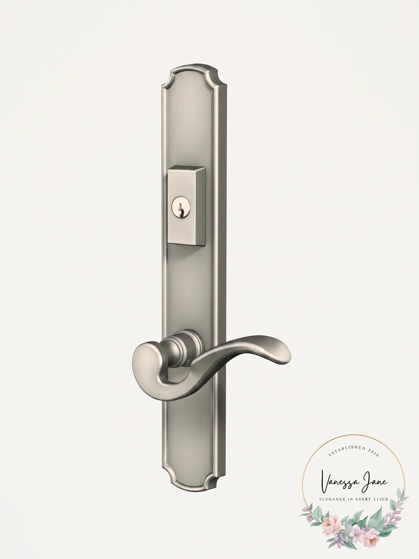 Baldwin MP002.ACT5 Bismark Keyed Entry Multi Point Trim Lever Set