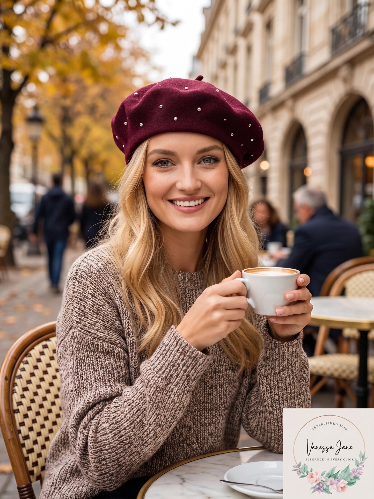 Inc Jewel-Embellished Beret