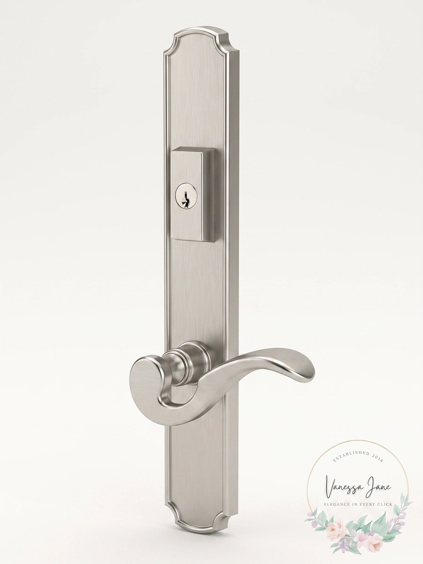 Baldwin MP002.ACT5 Bismark Keyed Entry Multi Point Trim Lever Set