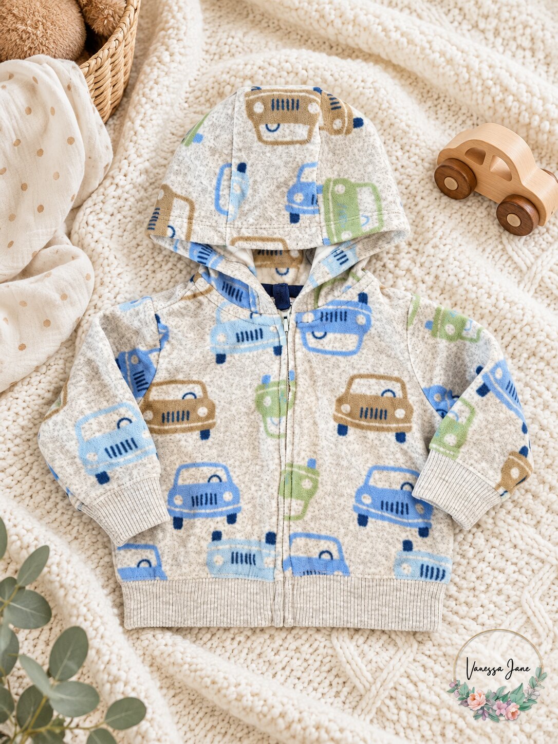 Carters Boys Car Little Jacket Set, Size 3Mo