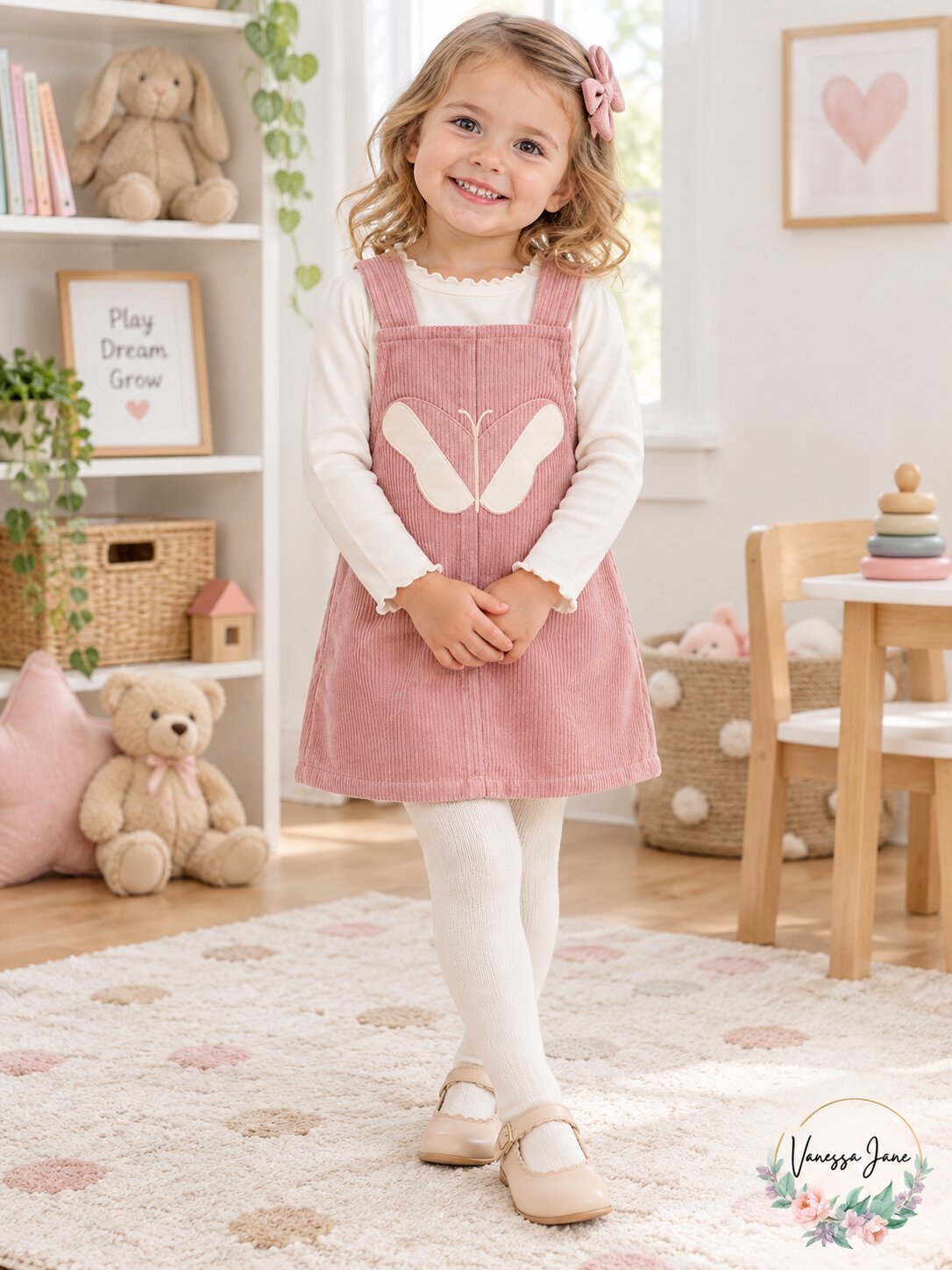 First Impressions Baby Girls Cotton Corduroy Jumper