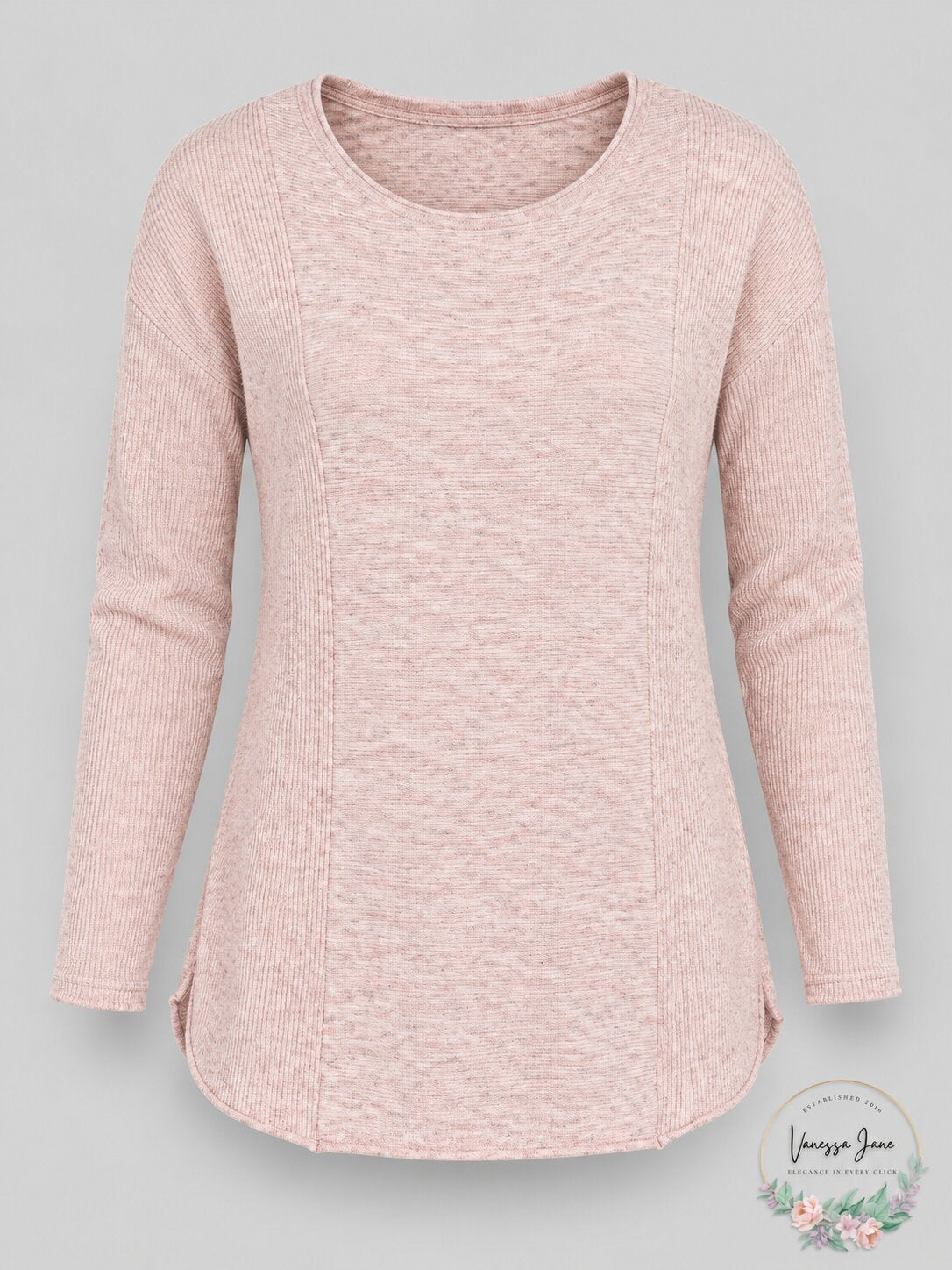 Style & Co Mixed-Rib Sweater