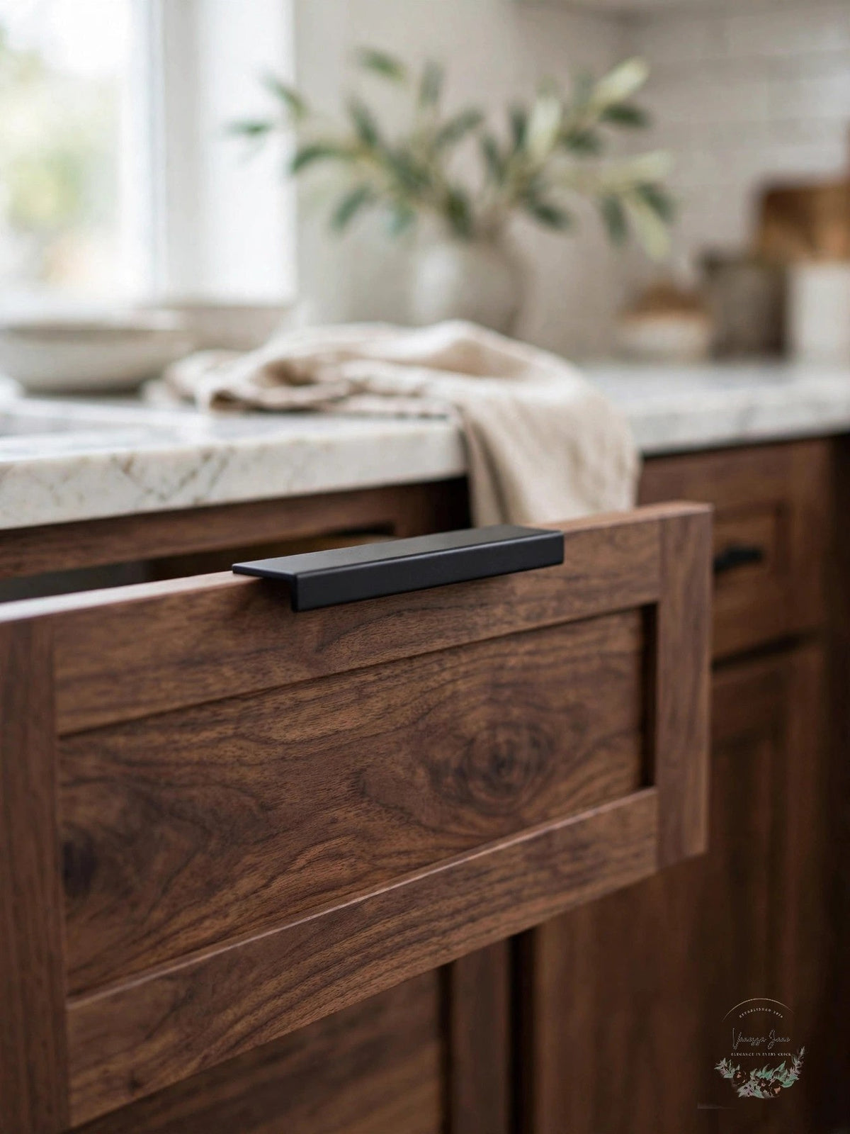 Liberty Hardware P30778C Modern Edge 3 Inch Center to Center Finger Cabinet Pull