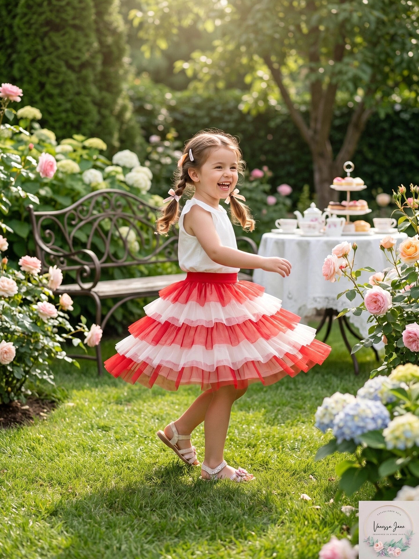 Epic Threads Girls Tiered Tulle Skirt