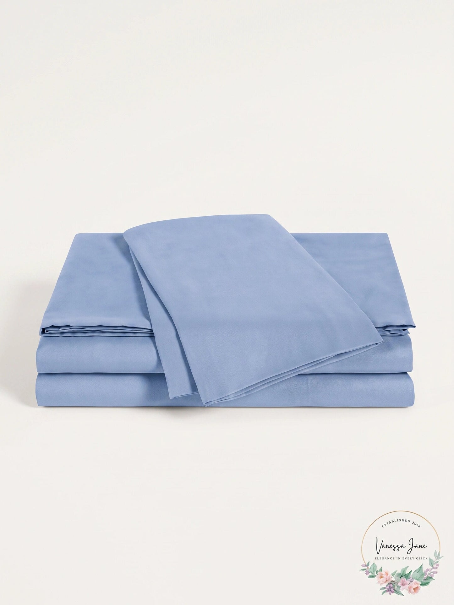 Wellbeing Oxywash Solid 300 Thread Count Sheet Set