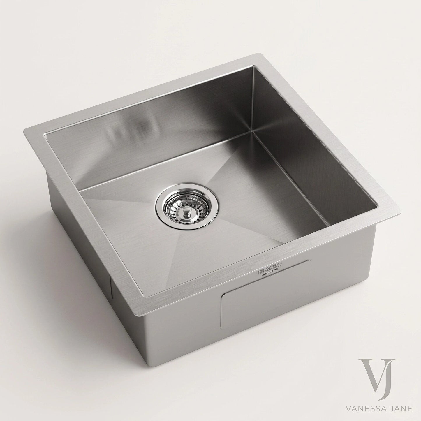 Blanco 518168 17  X 17  Quatrus R0 Bar Bowl Stainless Steel Sink