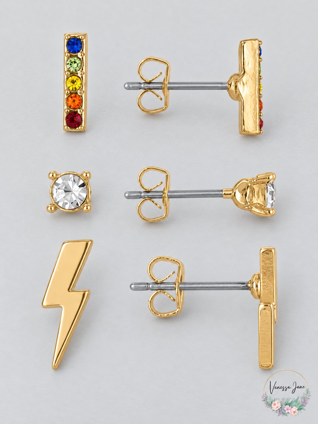Rachel Rachel Roy Stud Earrings 3-Pc. Gift Set - Multi