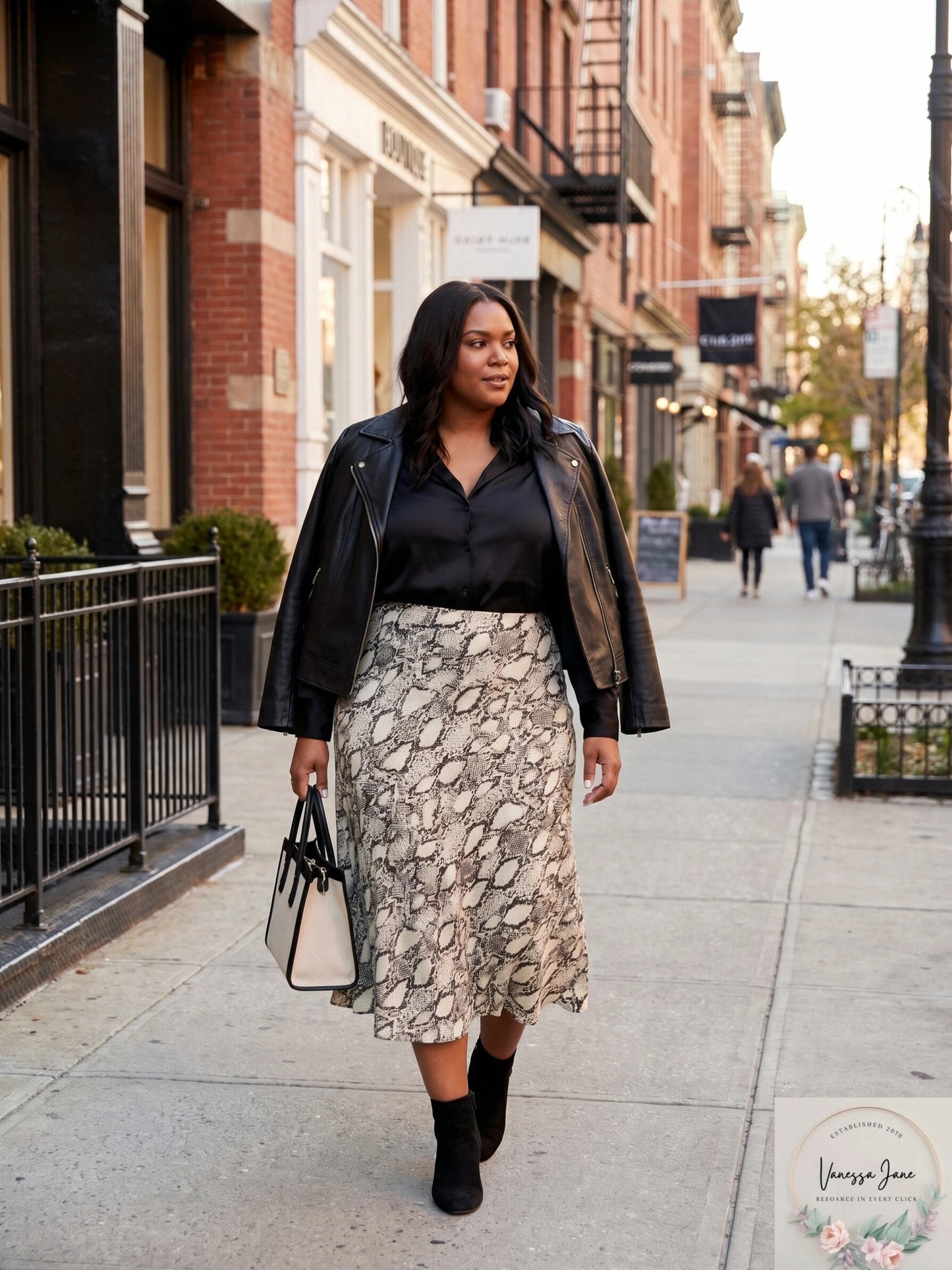 Bar III Womens Plus Snake Print Midi Skirt