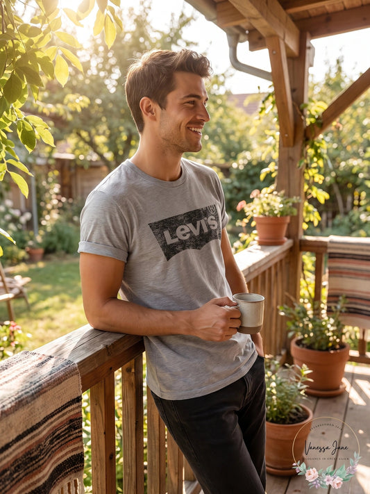 Levis Mens Heathered T-Shirt
