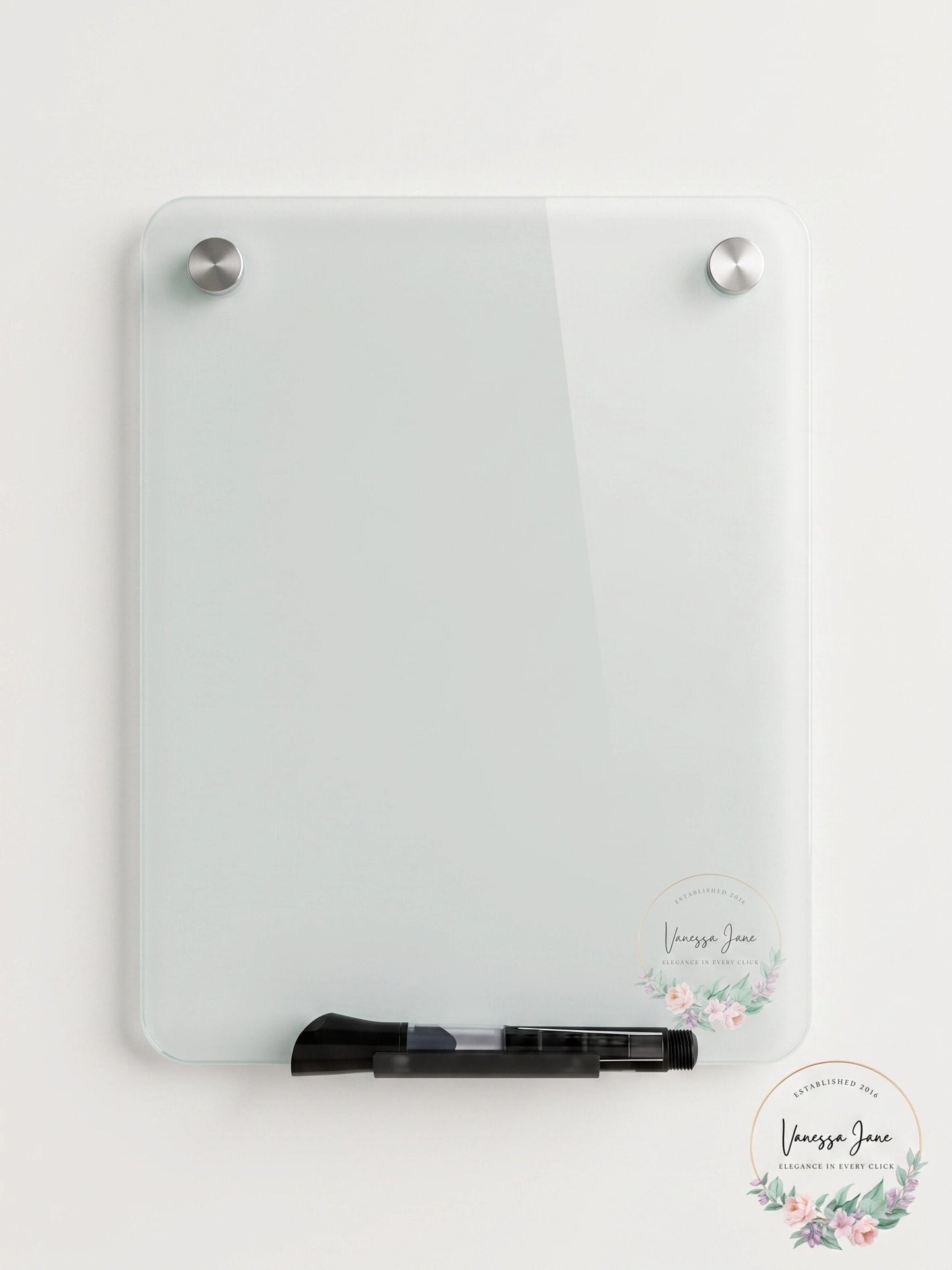 Iceberg Clarity Glass Personal Dry Erase Boards Ultra-White Backing
