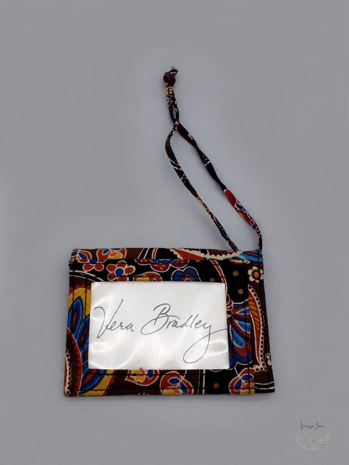 Vera Bradley Kensington Luggage Tag Mini Wallet