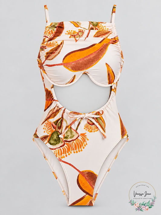 Andrea Iyamah Tiaca One Piece Swimsuit - Eucalyptus - Size Small